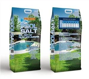 Borża tal-melħ stampata 10kg b'manku tal-plastik abjad